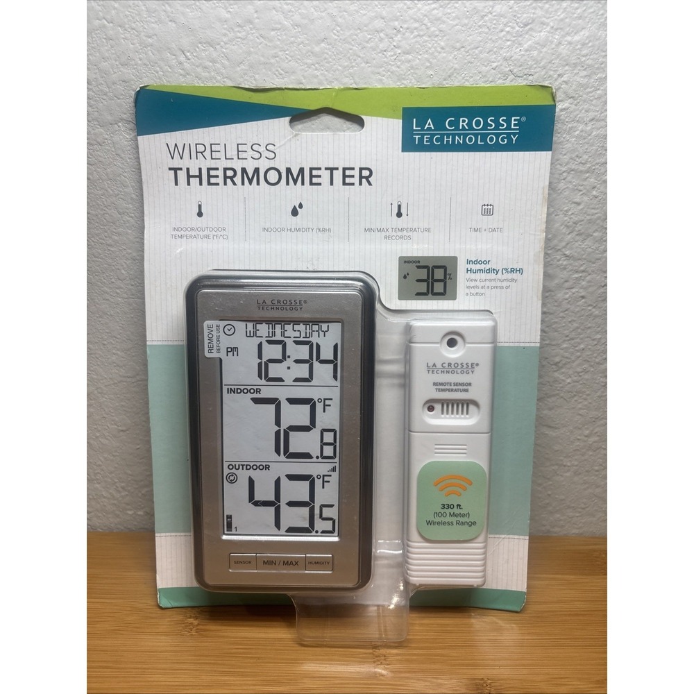 La Crosse Technology L77840 Wireless Thermometer NEW IN BOX‎